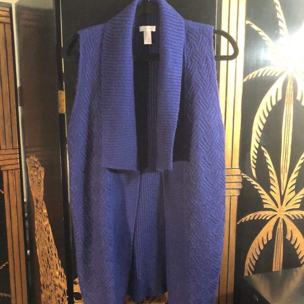 Chico’s Purple Sweater Vest - Size 0